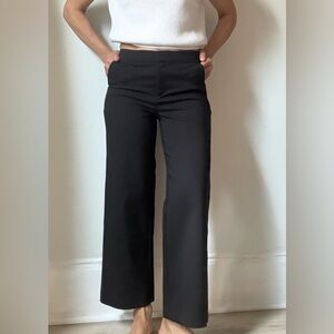 Women's Black Wide-Leg Pants